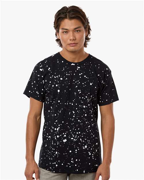 Unisex Bleach Out Dyed T-Shirt - Starry Night