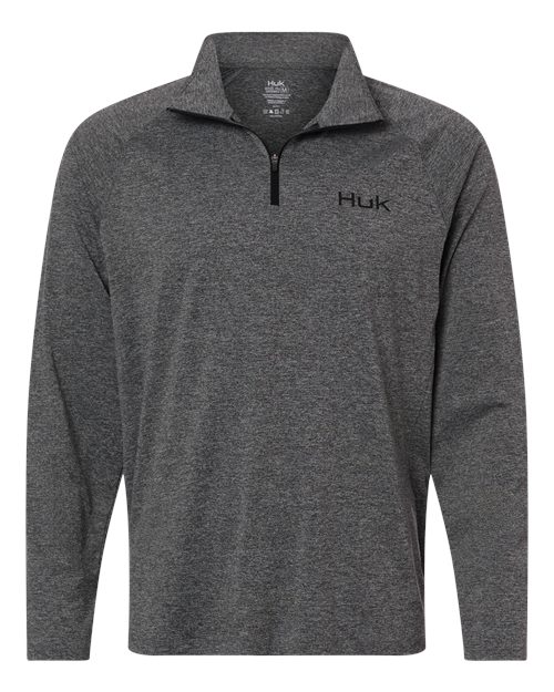 Men's Airweight Heather Quarter-Zip Pullover - Volcanic Ash Heather