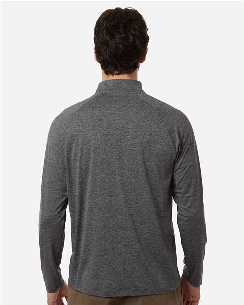 Men's Airweight Heather Quarter-Zip Pullover - Volcanic Ash Heather