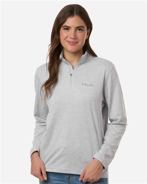 Women's Coldfront+ Quarter-Zip Pullover - Harbor Mist Heather