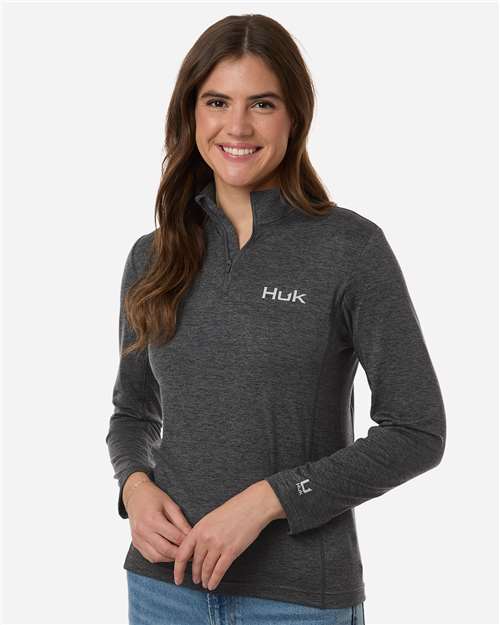 Women's Coldfront+ Quarter-Zip Pullover - Volcanic Ash Heather