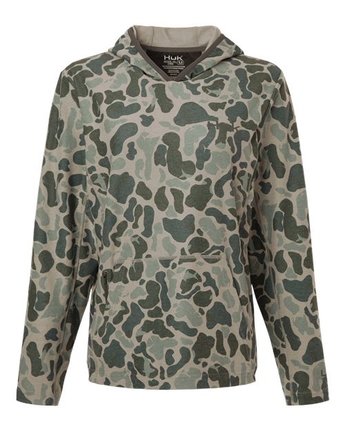 Women's Coldfront+ KC Print Hooded Sweatshirt - Volcanic Ash