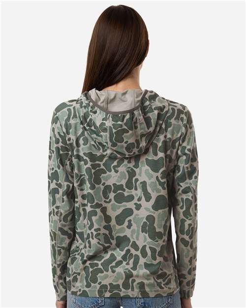 Women's Coldfront+ KC Print Hooded Sweatshirt - Volcanic Ash