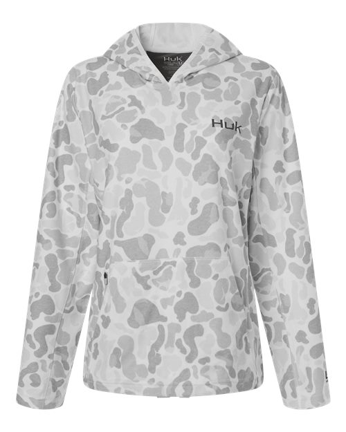 Women's Coldfront+ KC Print Hooded Sweatshirt - White