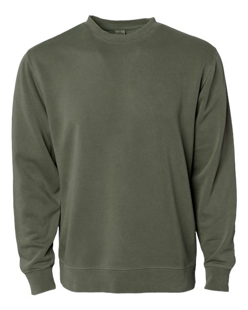 Unisex Midweight Pigment-Dyed Crewneck Sweatshirt - Pigment Army