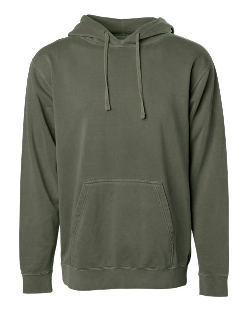 Unisex Midweight Pigment-Dyed Hooded Sweatshirt - Pigment Army