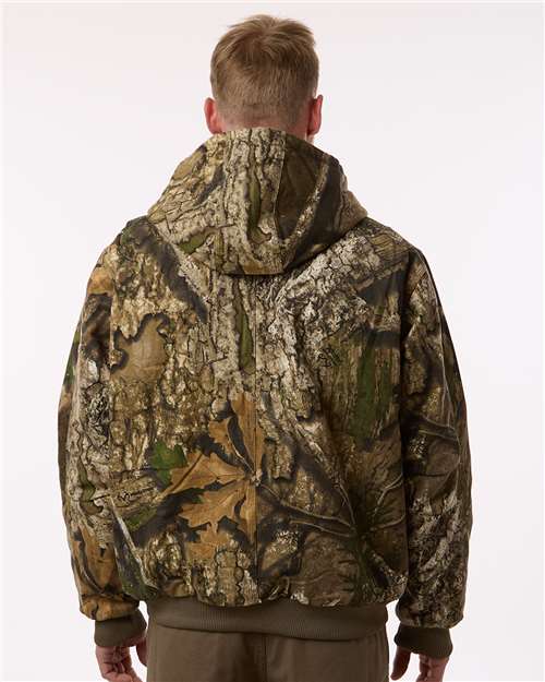 Men's Berne Heritage Hooded Jacket - Realtree Apx