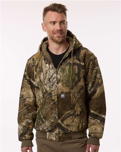 Men's Berne Heritage Hooded Jacket - Realtree Apx