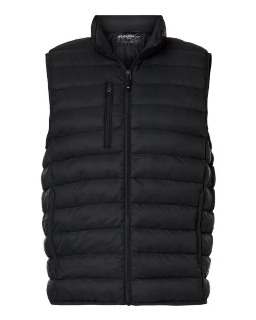 Men's Lightweight Poly-filled Packable Vest - Black
