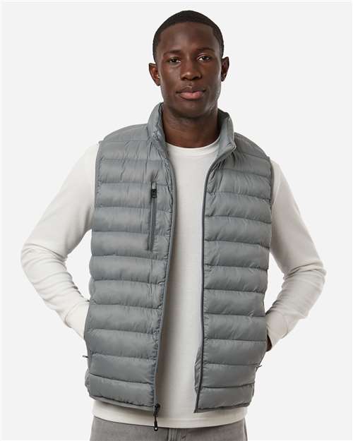Men's Lightweight Poly-filled Packable Vest - Chelsea Grey