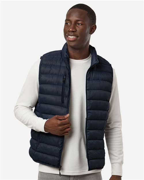 Men's Lightweight Poly-filled Packable Vest - Stormy Night