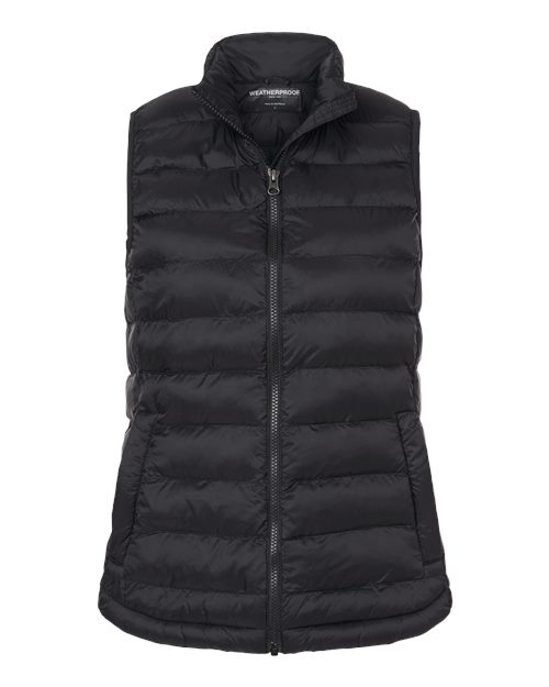 Women's Lightweight Poly-filled Packable Vest - Black