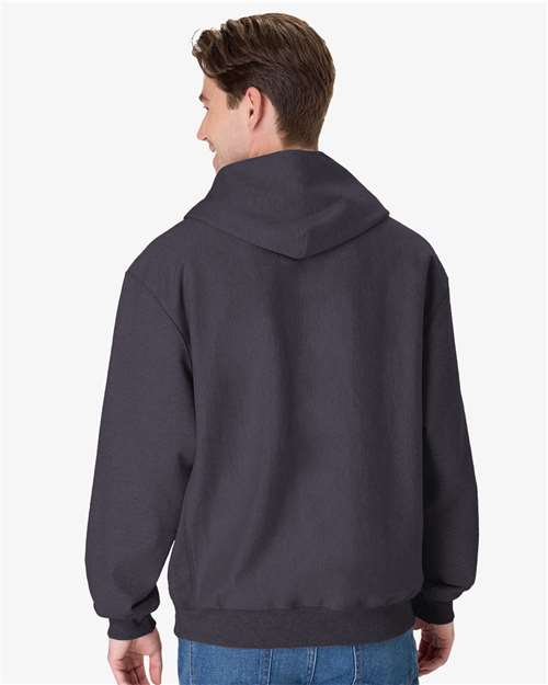 Unisex Beefy® Sweats Premium Heavyweight Hooded Sweatshirt - Charcoal Heather