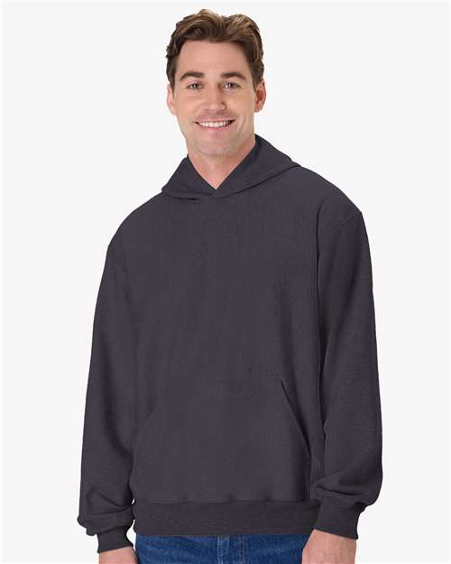 Unisex Beefy® Sweats Premium Heavyweight Hooded Sweatshirt - Charcoal Heather