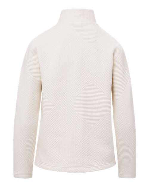 Women's Zelda Zig Zag Quarter-Zip Pullover - Vintage White