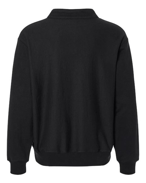 Men's Beefy® Sweats Premium Heavyweight Quarter-Zip Sweatshirt - Black