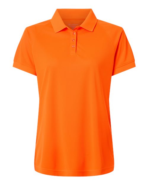 Women's Charge Snag and Soil Protect Polo - Safety Orange