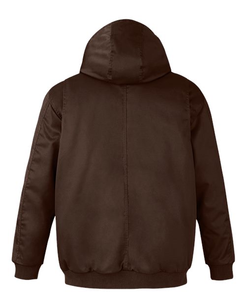 Unisex ClimaBloc® Heavyweight Hooded Full-Zip Jacket - Dark Mocha