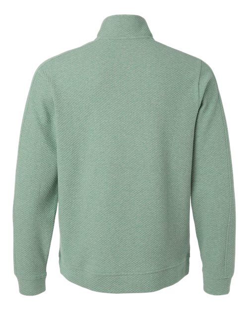Men's Spirit Textured Quarter-Zip Pullover - Sage Green Heather
