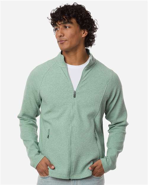 Men's Spirit Textured Full-Zip - Sage Green Heather