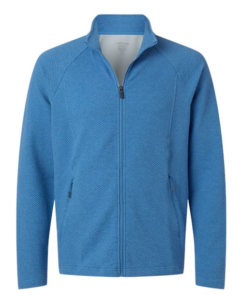 Men's Spirit Textured Full-Zip - Light Nautical Blue Heather