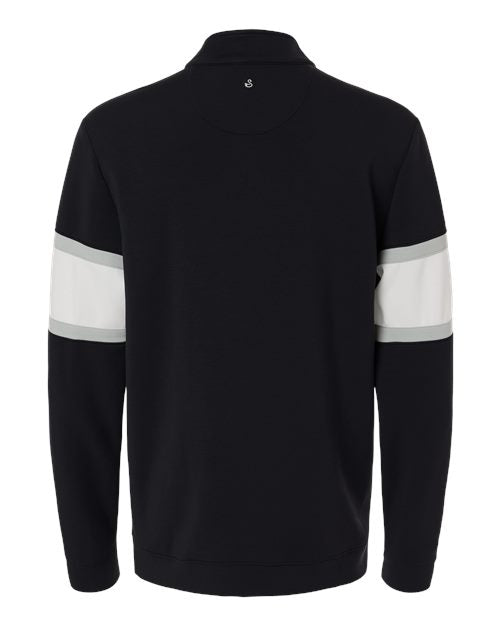 Men's Owen Quarter-Zip Colorblock Pullover - Black/ White