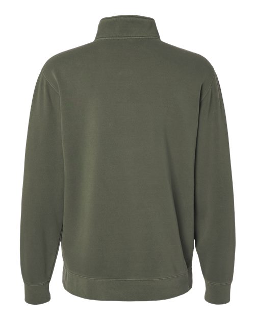 Unisex Pigment-Dyed Quarter-Zip Pullover - Pigment Army