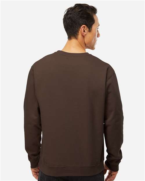 Unisex Midweight Crewneck Sweatshirt - Brown