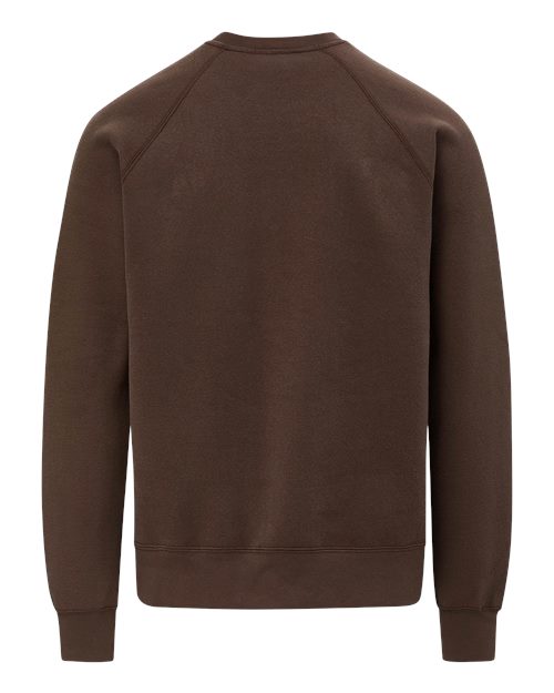 Men's Vintage Fleece Raglan Crewneck Sweatshirt - Cocoa