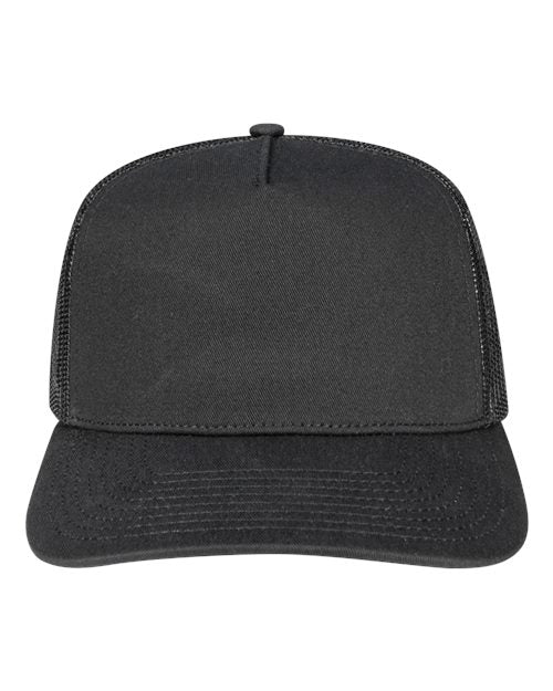 Rudder Five-Panel Cap - Black