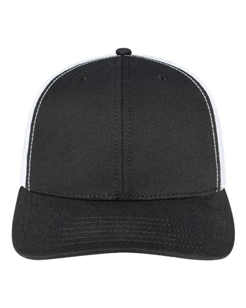 Charter Six-Panel Cap - Black/ White