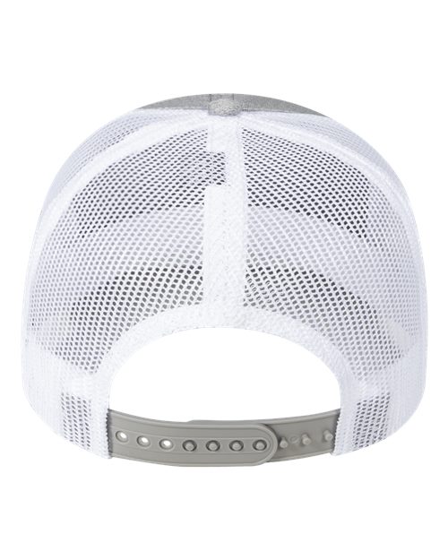 Charter Six-Panel Cap - Grey Heather/ White