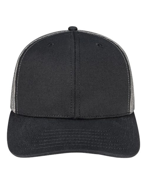 Charter Six-Panel Cap - Black/ Charcoal