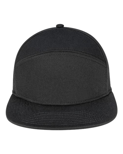 Tradesman Hybrid Six-Panel Cap - Black