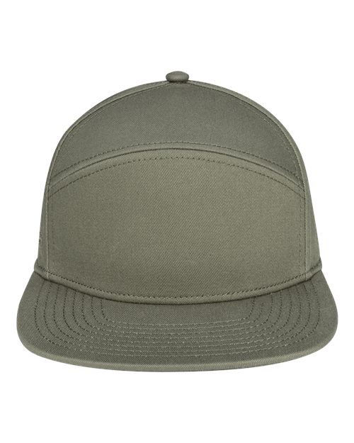Tradesman Hybrid Six-Panel Cap - Olive Green