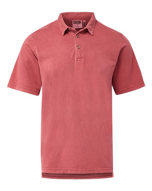 Men's Coastal Color™ Polo - Scarlet
