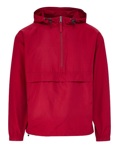 Men's Pioneer Packable Wind Breaker Jacket - Crimson