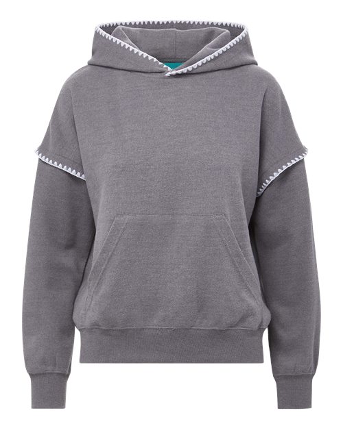 Women's Mood & Vibe™ Teegan Crafty Hooded Sweatshirt - Graphite