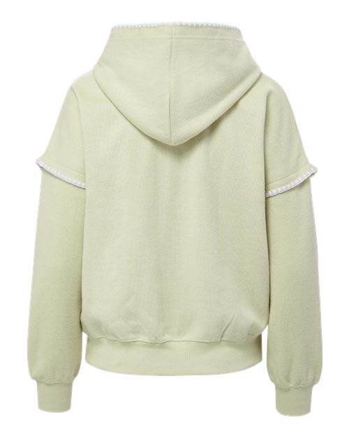 Women's Mood & Vibe™ Teegan Crafty Hooded Sweatshirt - Matcha