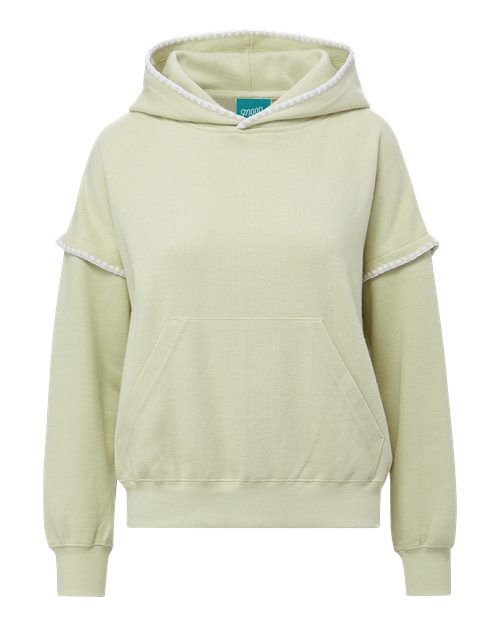 Women's Mood & Vibe™ Teegan Crafty Hooded Sweatshirt - Matcha
