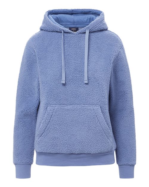 Women's Starla Sherpa Hooded Pullover - Blue Iris