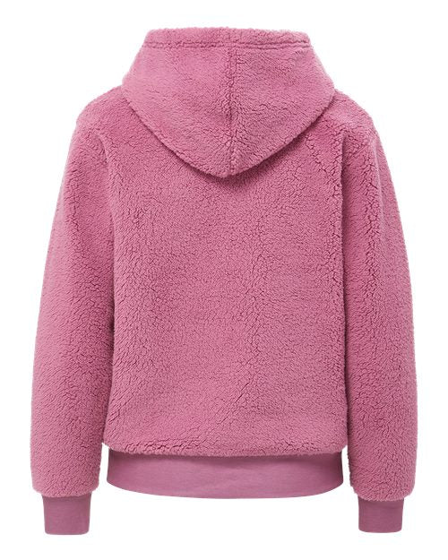 Women's Starla Sherpa Hooded Pullover - Dusk Orchid