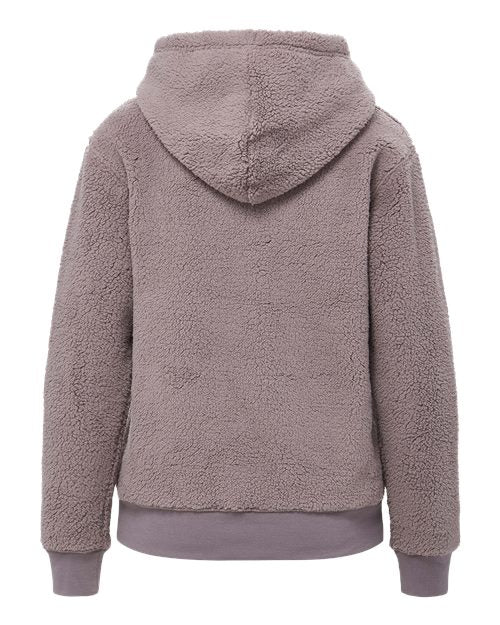 Women's Starla Sherpa Hooded Pullover - Smokey Taupe