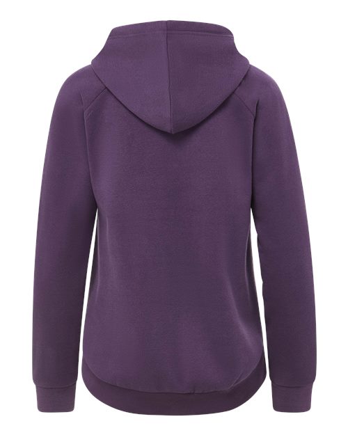 Women's Vintage Fleece Hooded Sweatshirt - Eggplant
