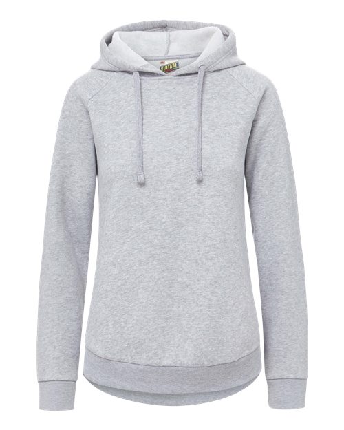 Women's Vintage Fleece Hooded Sweatshirt - Heather Grey
