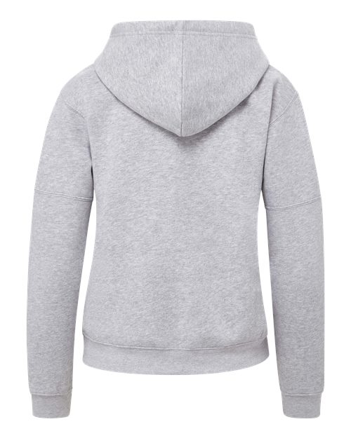 Women's Vintage Fleece Hooded Full-Zip Sweatshirt - Heather Grey