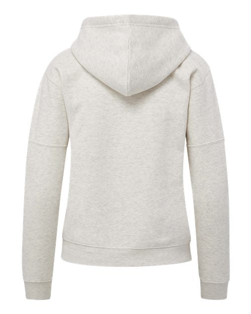 Women's Vintage Fleece Hooded Full-Zip Sweatshirt - Oatmeal