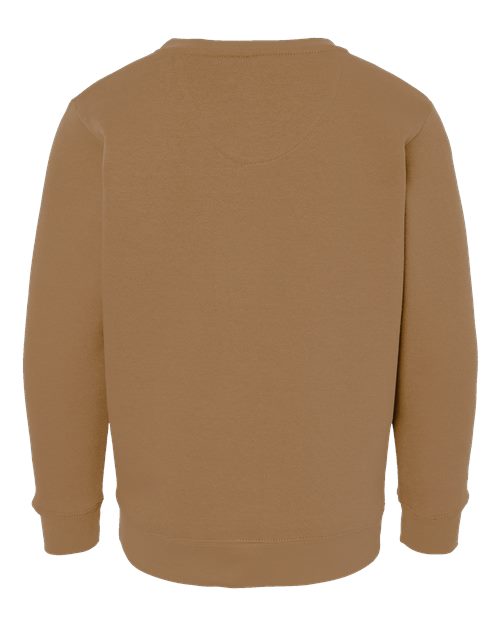 Youth Elevated Fleece Crewneck Sweatshirt - Coyote Brown