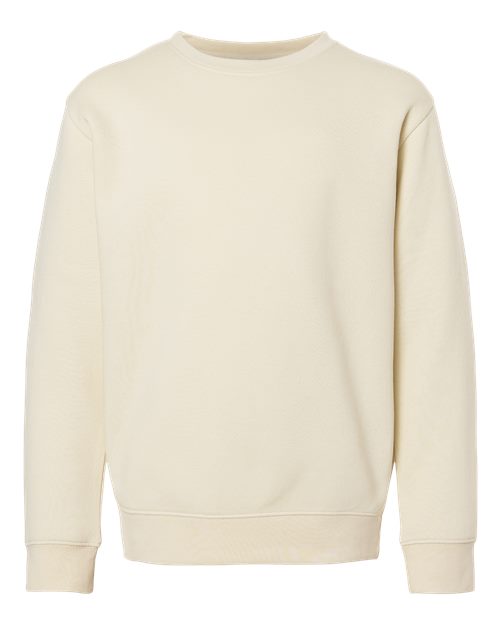 Youth Elevated Fleece Crewneck Sweatshirt - Natural