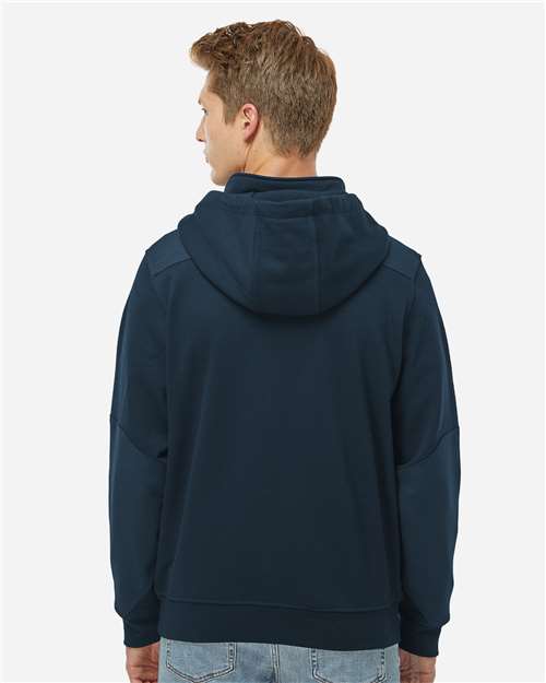 Men's Mission Quarter-Zip Hooded Pullover - Deep Blue